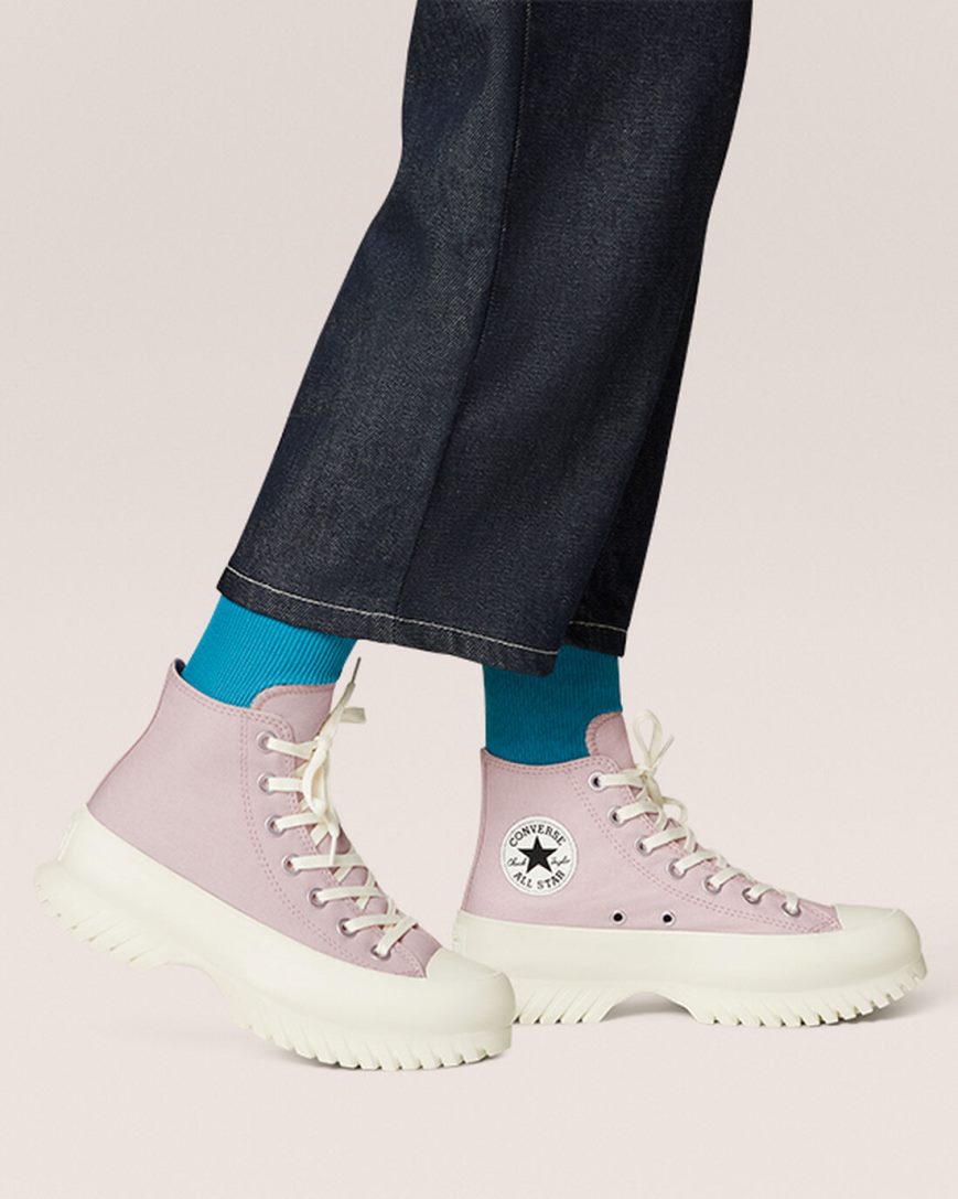 Women's Converse Chuck Taylor All Star Lugged 2.0 High Top Shoes Rose / Black | AU C5834G